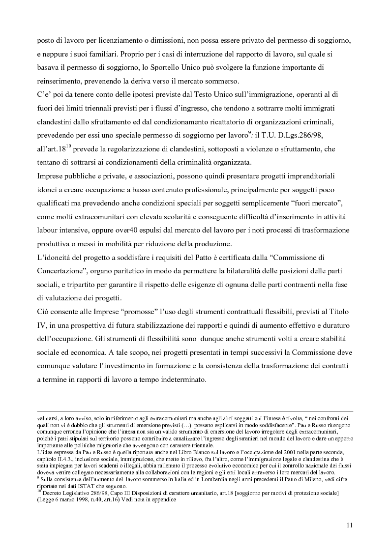Anteprima della tesi: Il patto per il lavoro di Milano, Pagina 7