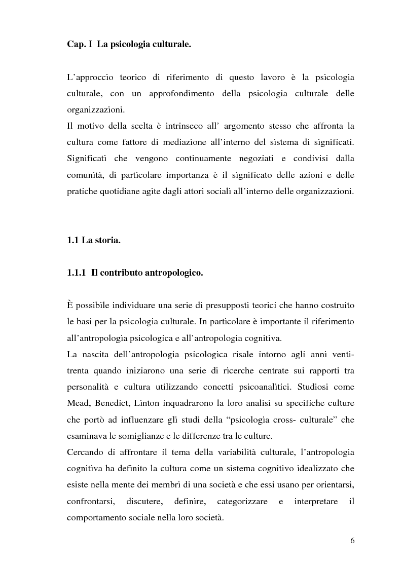 Anteprima della tesi: Etnografia organizzativa: analisi del processo decisionale in un servizio pubblico., Pagina 3