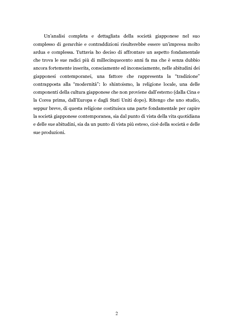 Anteprima della tesi: Lo shintoismo ieri e oggi, Pagina 2