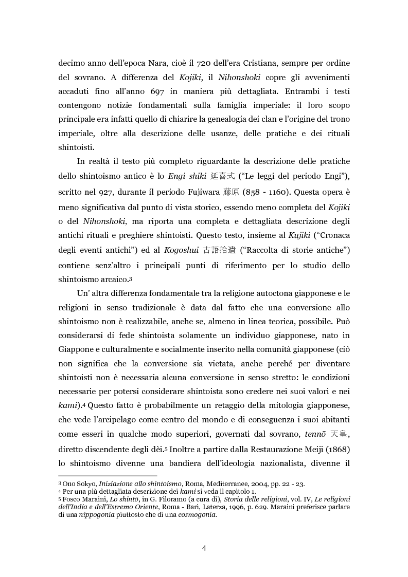 Anteprima della tesi: Lo shintoismo ieri e oggi, Pagina 4