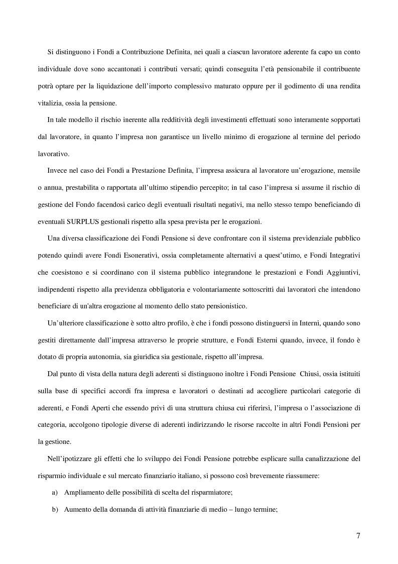 Anteprima della tesi: Gli Intermediari Finanziari: La Banca, Pagina 7