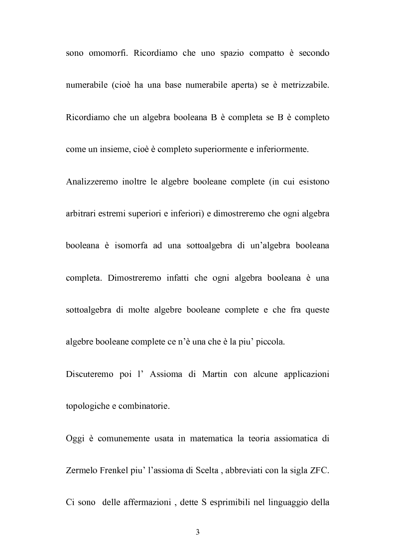 Anteprima della tesi: Le algebre booleane, Pagina 3
