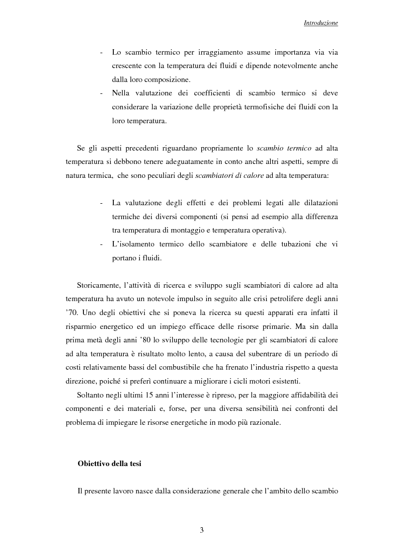 Anteprima della tesi: Modelli per l'analisi di scambiatori di calore ad alta temperatura, Pagina 4