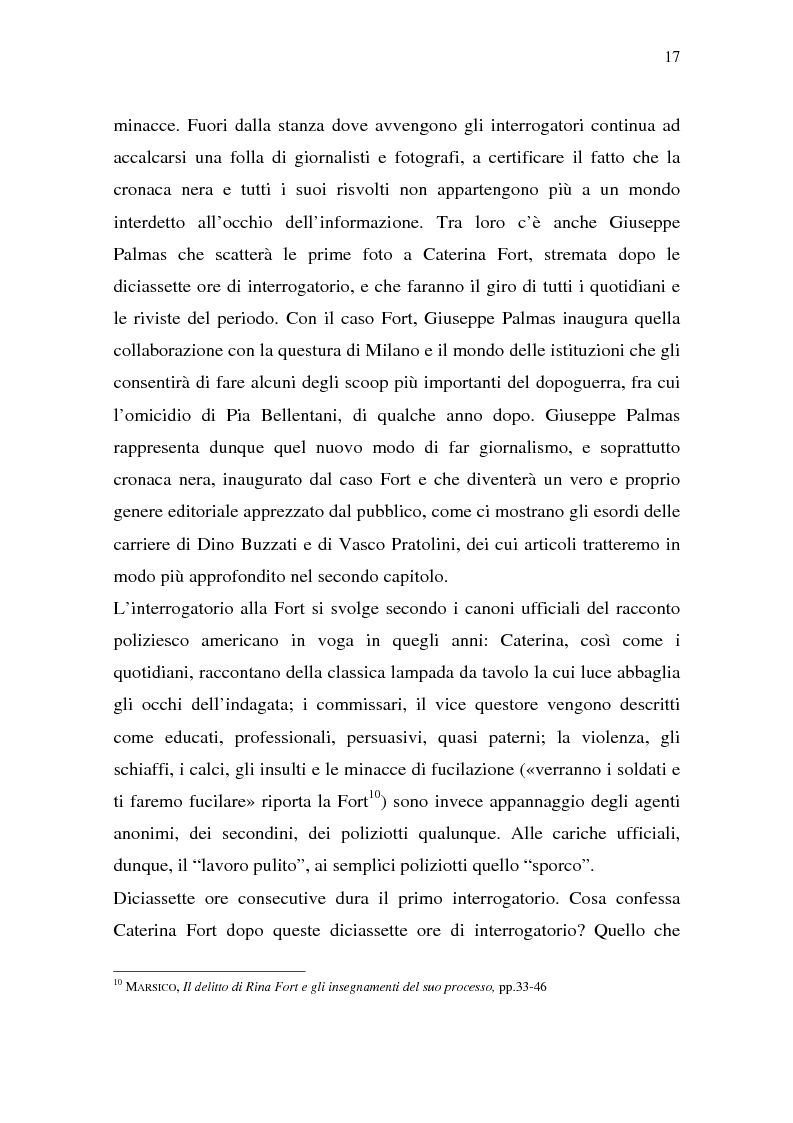 Anteprima della tesi: Rina Fort e il massacro di via san Gregorio: donne e violenza nell'Italia del dopoguerra, Pagina 13
