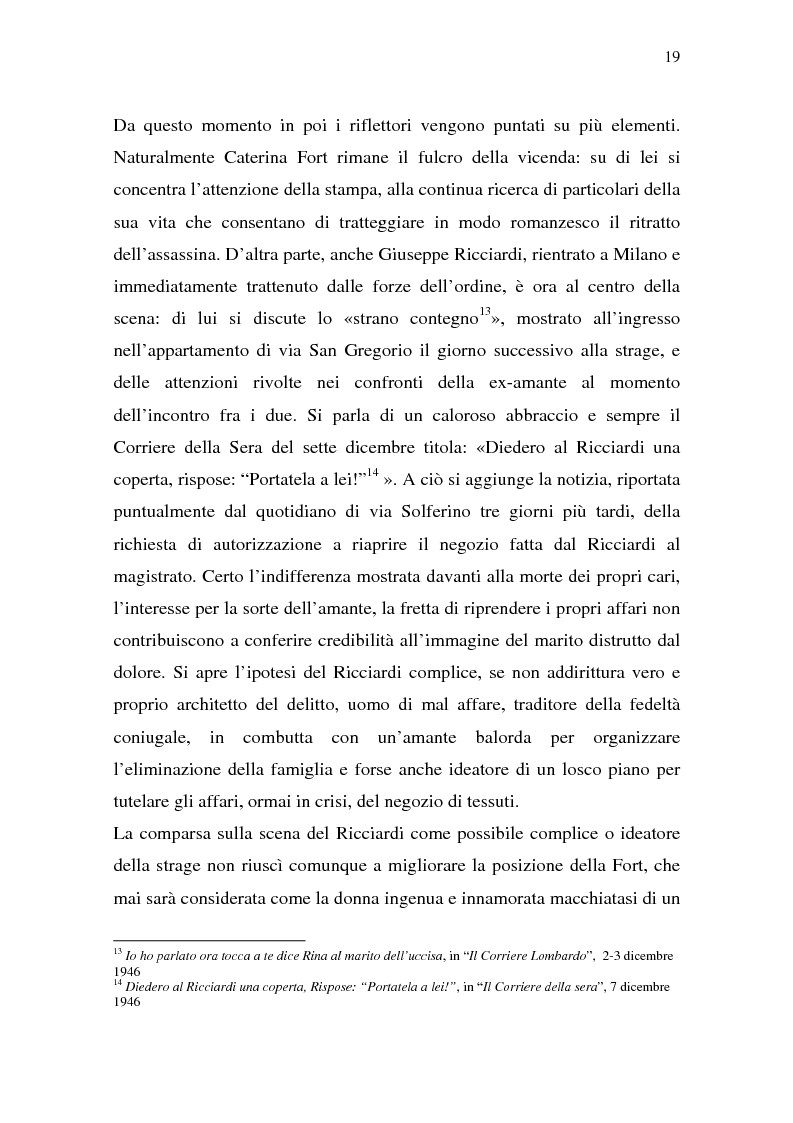 Anteprima della tesi: Rina Fort e il massacro di via san Gregorio: donne e violenza nell'Italia del dopoguerra, Pagina 15