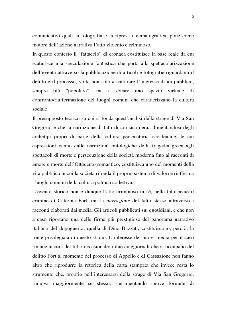 Anteprima della tesi: Rina Fort e il massacro di via san Gregorio: donne e violenza nell'Italia del dopoguerra, Pagina 2