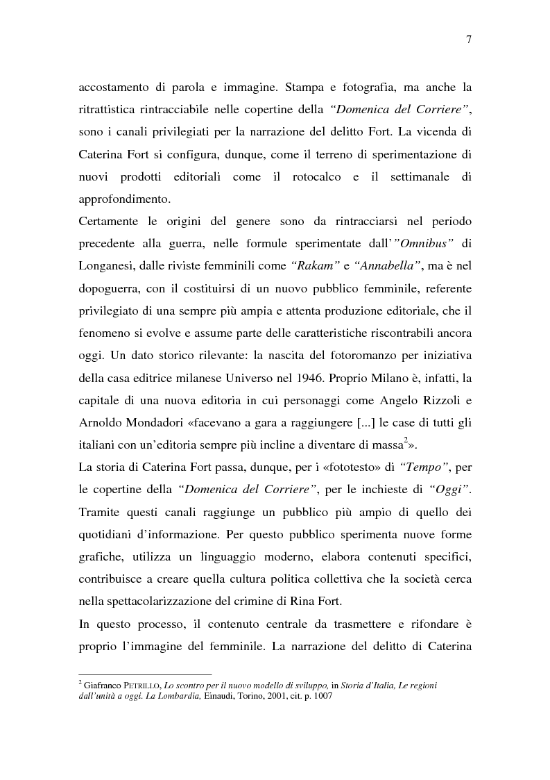 Anteprima della tesi: Rina Fort e il massacro di via san Gregorio: donne e violenza nell'Italia del dopoguerra, Pagina 3
