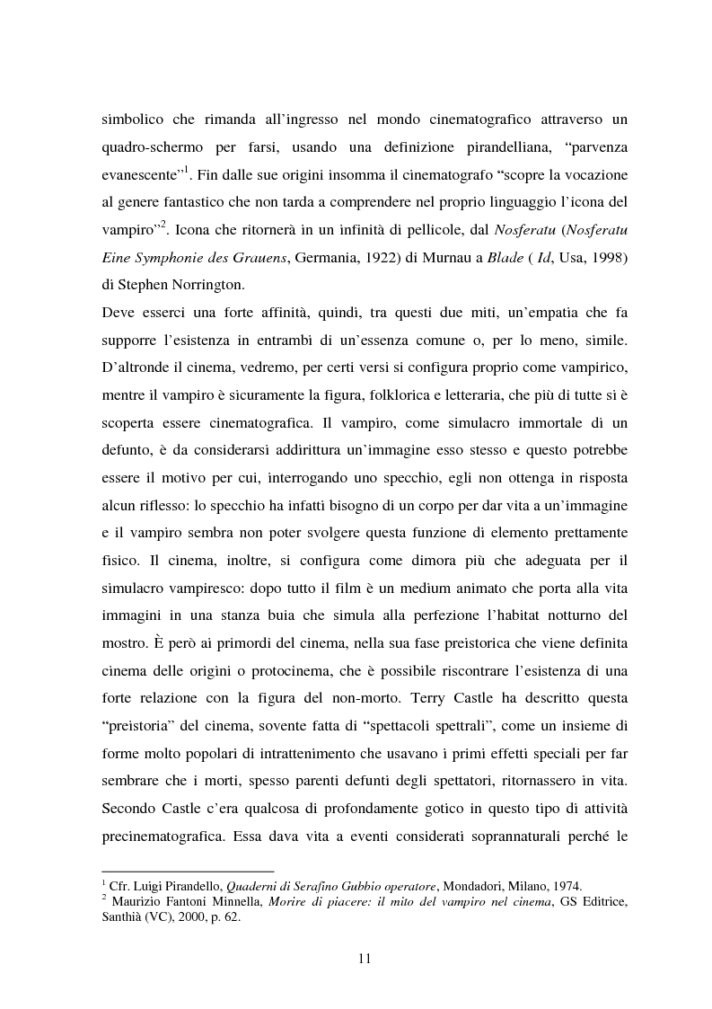 Anteprima della tesi: La condizione vampirica del cinema, Pagina 11