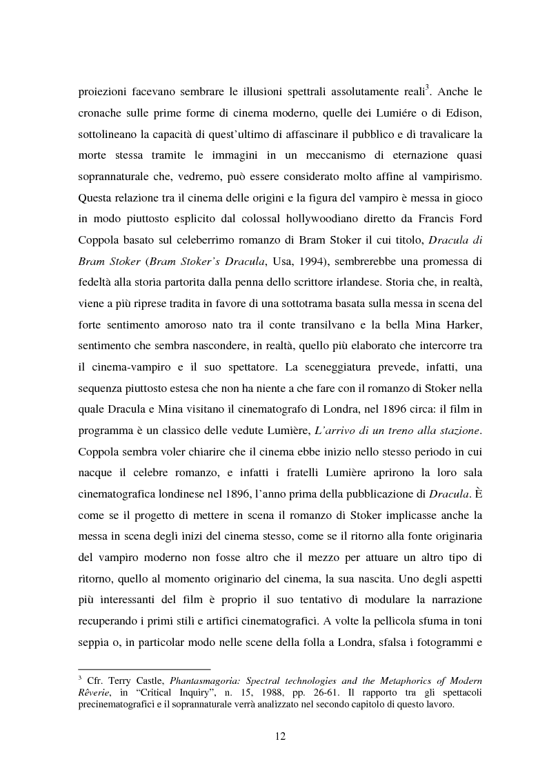 Anteprima della tesi: La condizione vampirica del cinema, Pagina 12