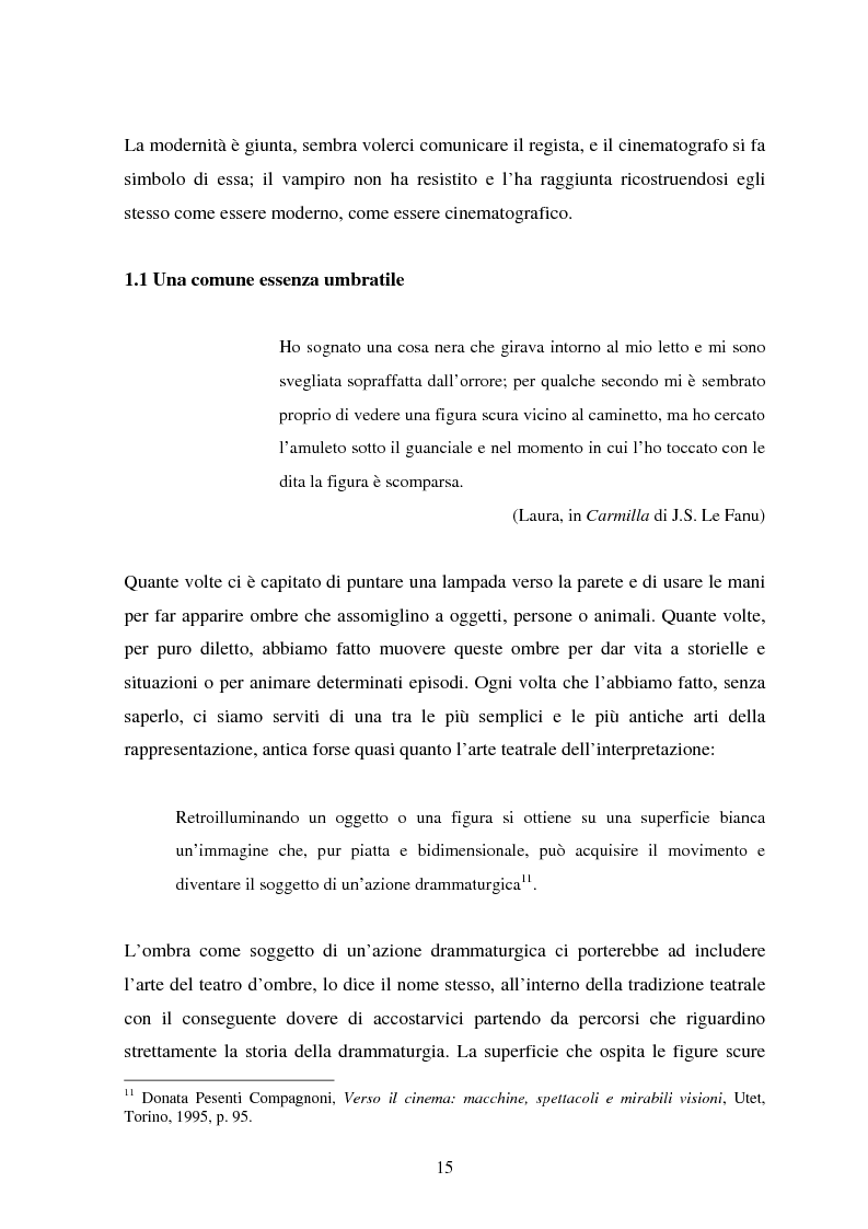 Anteprima della tesi: La condizione vampirica del cinema, Pagina 15