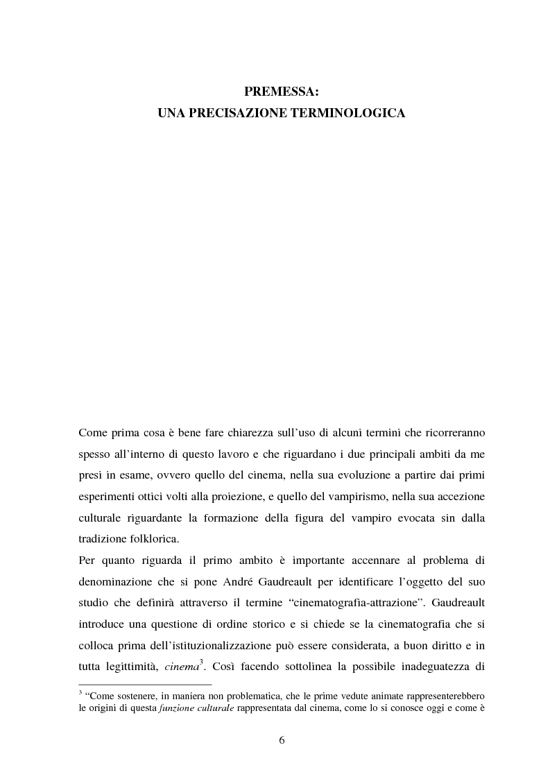 Anteprima della tesi: La condizione vampirica del cinema, Pagina 6