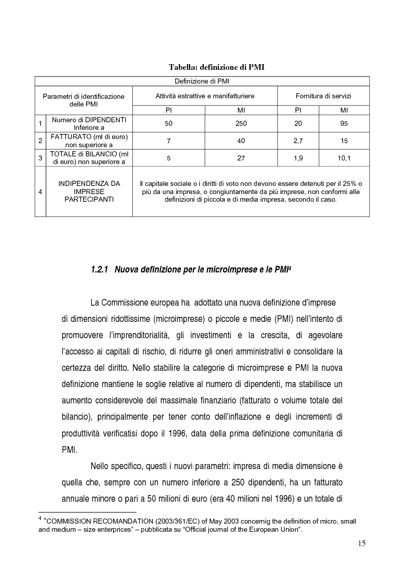 Anteprima della tesi: Basilea 2, rischi e opportunità per l'imprese italiane. Il contributo positivo della riforma societaria., Pagina 10