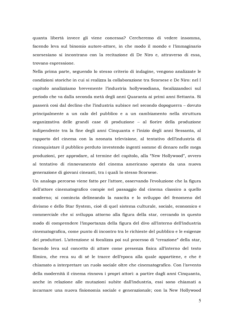Anteprima della tesi: L'autore e il suo doppio: la collaborazione tra Martin Scorsese e Robert De Niro, Pagina 2