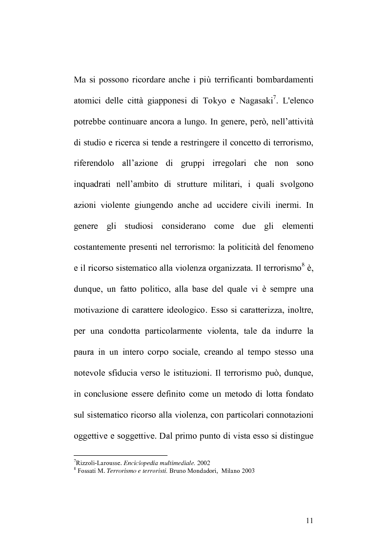 Anteprima della tesi: Terrorismo islamico e media nel XXI esimo secolo, Pagina 8