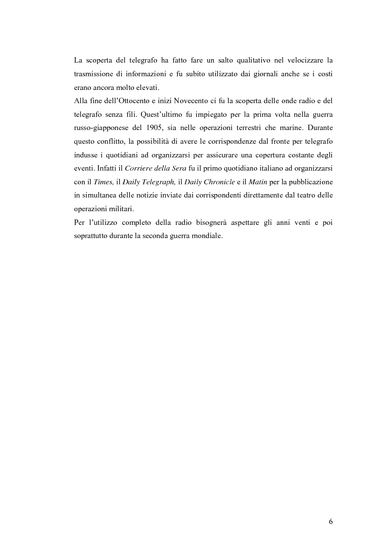Anteprima della tesi: Informazione e mass media durante i conflitti bellici, Pagina 5