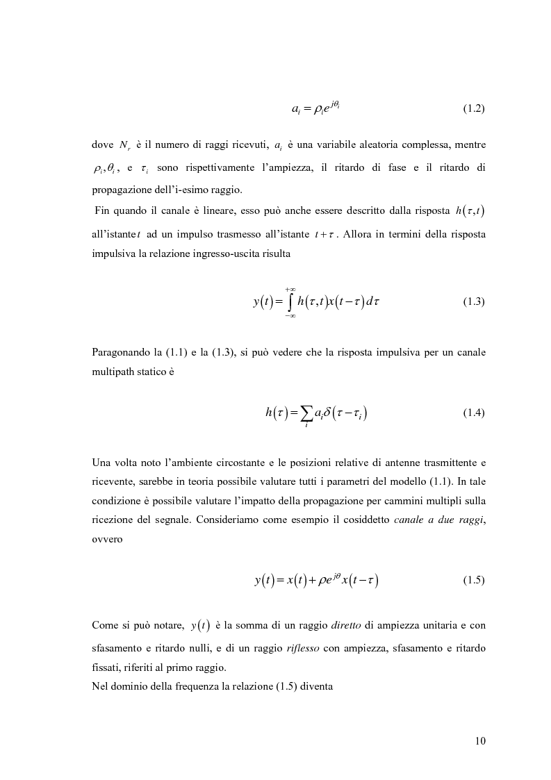 Anteprima della tesi: Schemi di Codifica per Sistemi di Trasmissione Multiple Input Multiple Output, Pagina 3