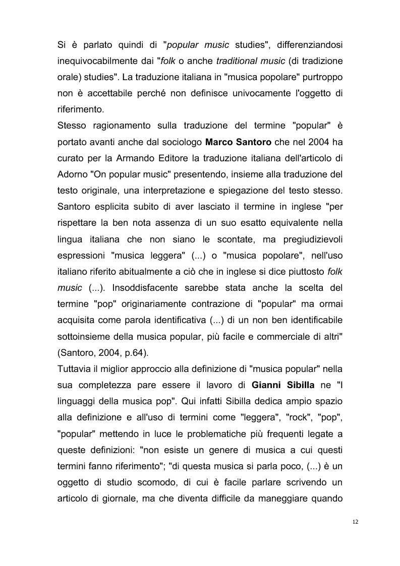 Anteprima della tesi: Origini del giornalismo musicale italiano nelle riviste specializzate degli anni '70, Pagina 10