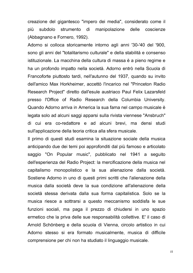 Anteprima della tesi: Origini del giornalismo musicale italiano nelle riviste specializzate degli anni '70, Pagina 13