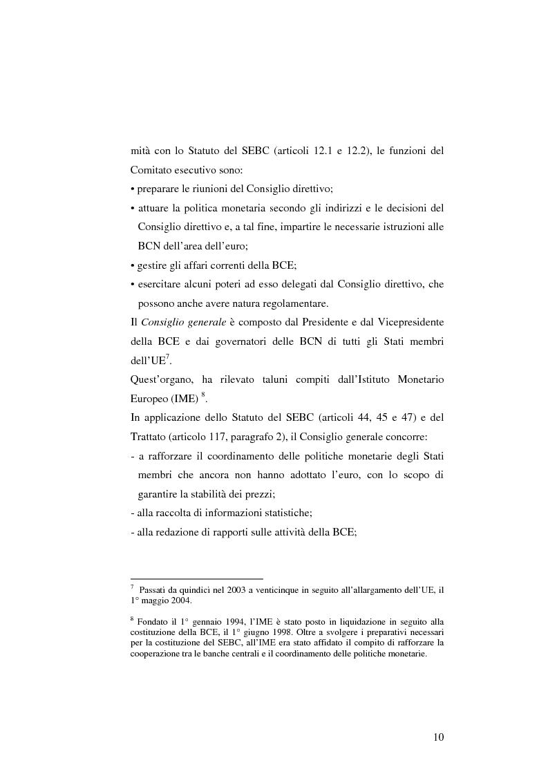 Anteprima della tesi: La politica monetaria della Banca Centrale Europea, Pagina 10