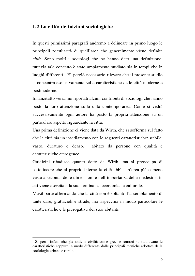 Anteprima della tesi: Tra città e periferia nel postmoderno, analisi di alcuni aspetti innovativi, Pagina 5