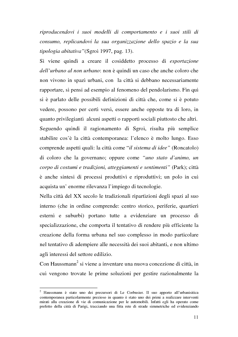 Anteprima della tesi: Tra città e periferia nel postmoderno, analisi di alcuni aspetti innovativi, Pagina 7