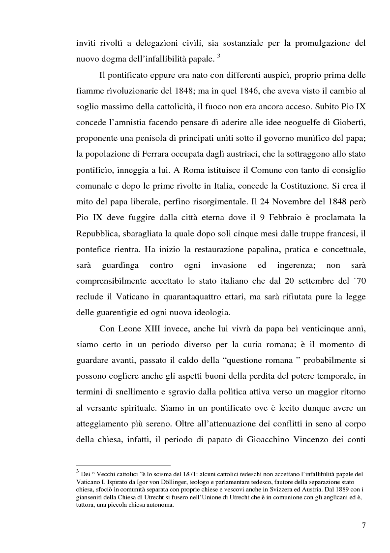 Anteprima della tesi: 1907: la crisi modernista nel ''Corriere della Sera'', Pagina 5