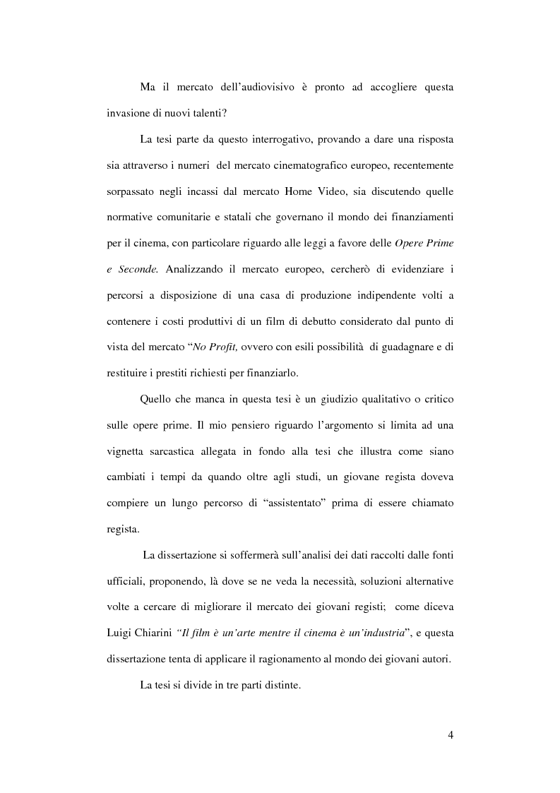 Anteprima della tesi: L'Europa dei giovani: sovvenzioni e finanziamenti per giovani registi, Pagina 2