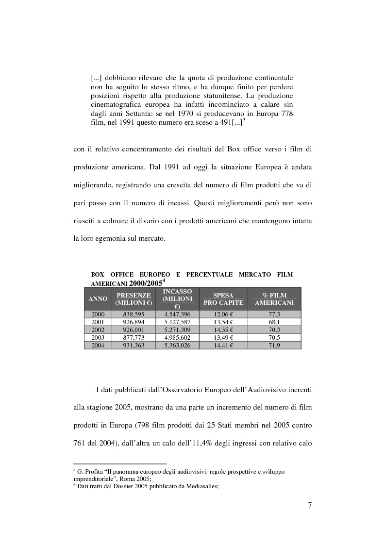 Anteprima della tesi: L'Europa dei giovani: sovvenzioni e finanziamenti per giovani registi, Pagina 5