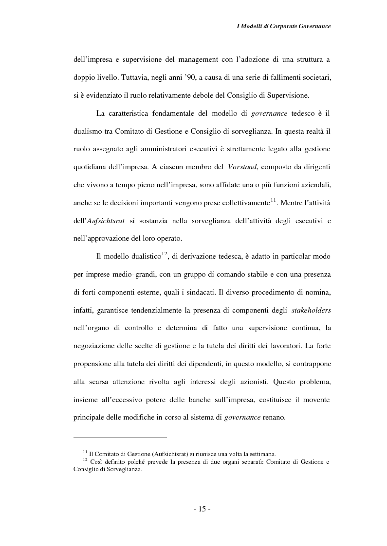 Anteprima della tesi: Gli amministratori indipendenti nella corporate governance italiana, Pagina 11