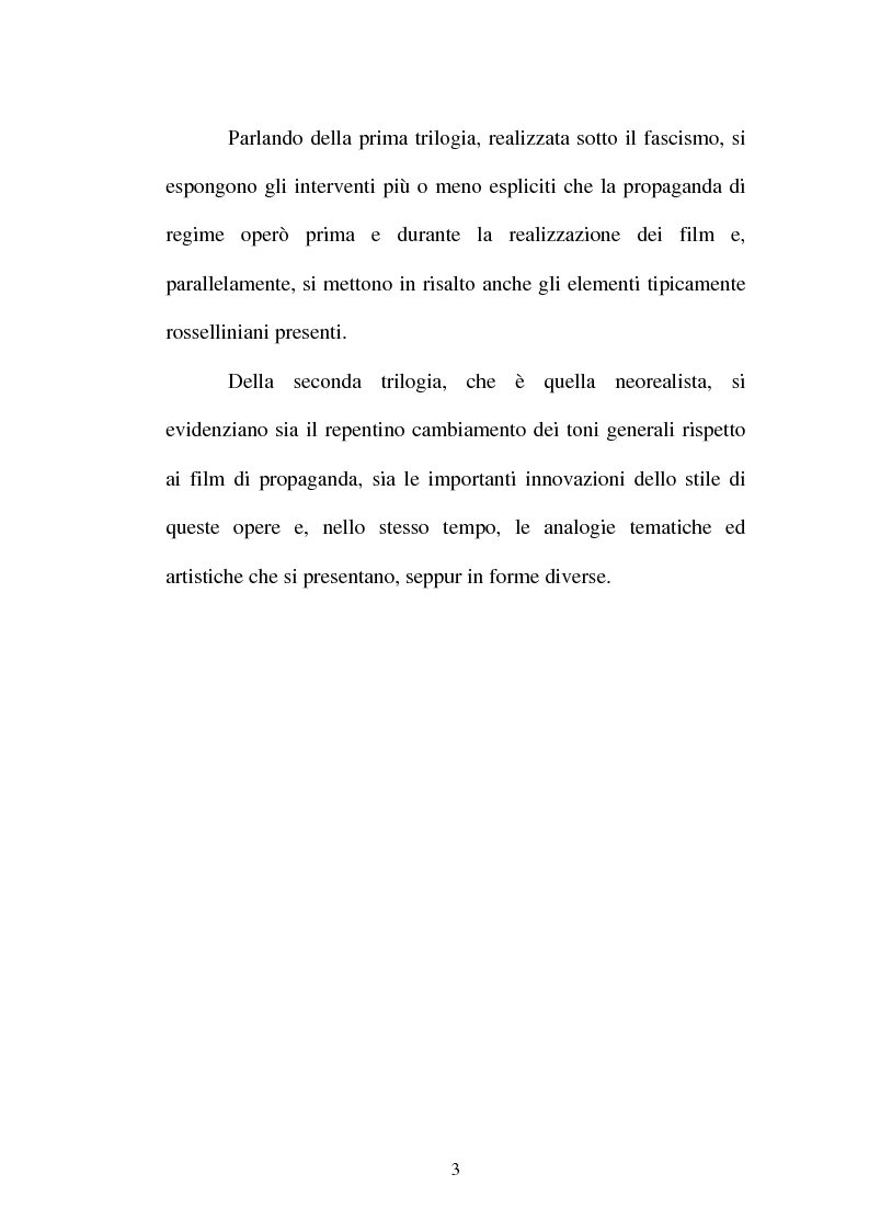 Anteprima della tesi: La continuità tematica ed artistica di Roberto Rossellini da ''La nave bianca'' a ''Germania anno zero'', Pagina 3