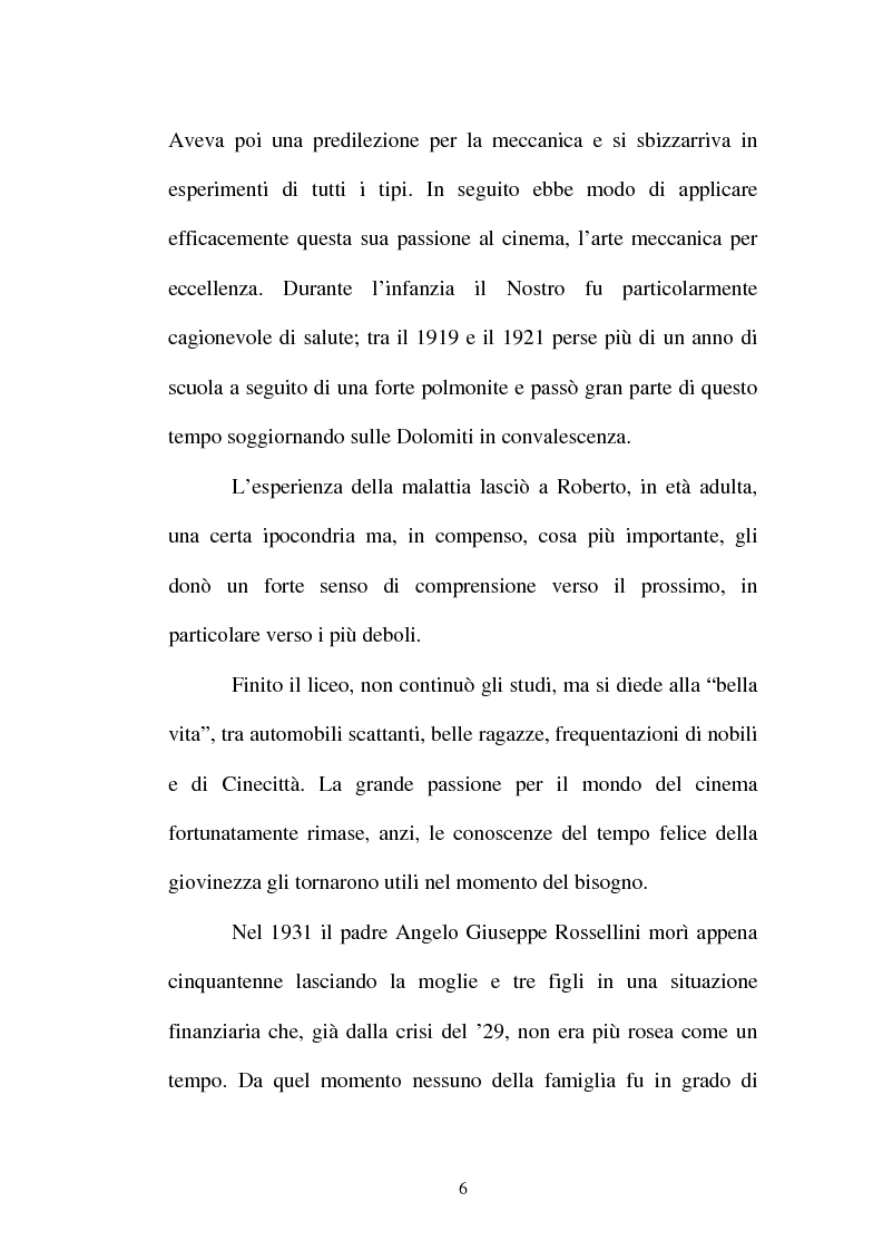 Anteprima della tesi: La continuità tematica ed artistica di Roberto Rossellini da ''La nave bianca'' a ''Germania anno zero'', Pagina 6