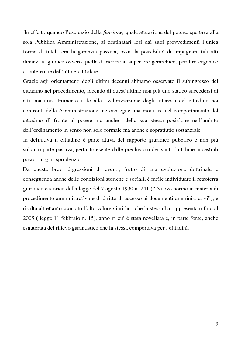 Anteprima della tesi: Invalidità formale degli atti amministrativi, Pagina 5