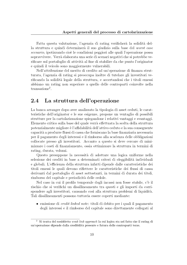Anteprima della tesi: La cartolarizzazione del rischio di credito: il caso dei CDO, Pagina 10