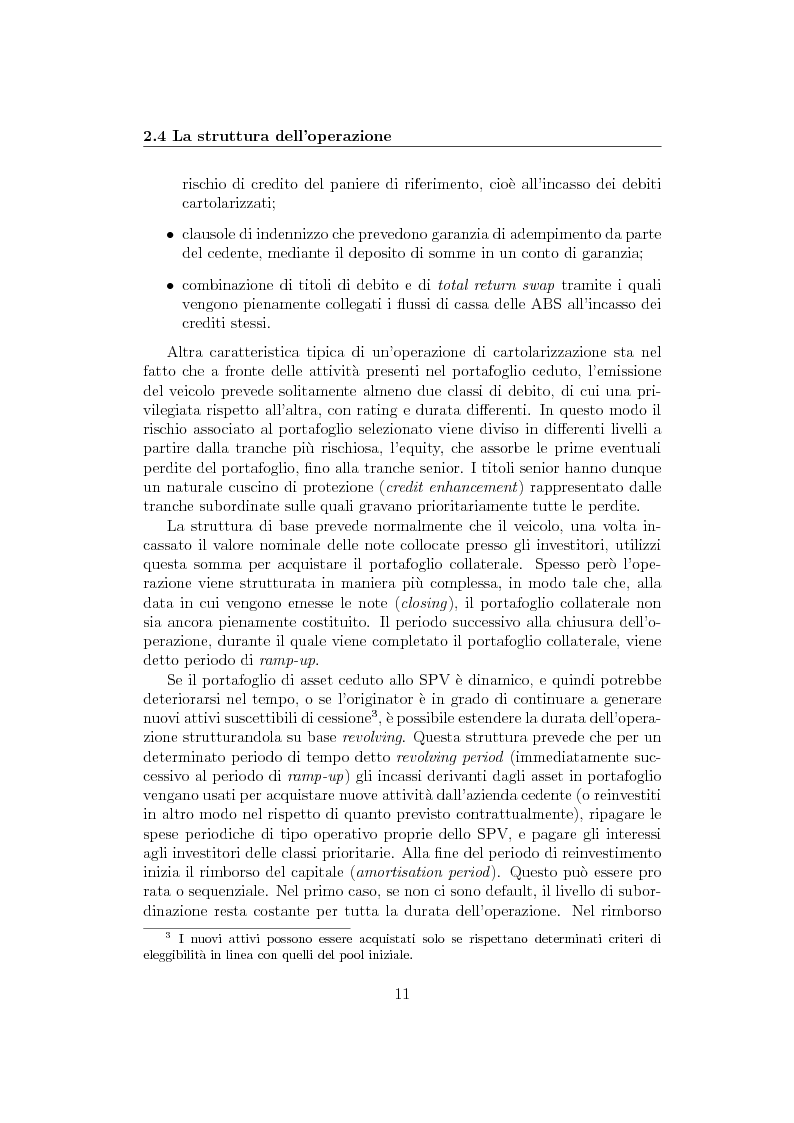 Anteprima della tesi: La cartolarizzazione del rischio di credito: il caso dei CDO, Pagina 11