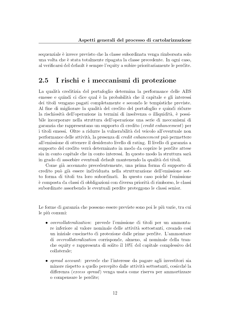 Anteprima della tesi: La cartolarizzazione del rischio di credito: il caso dei CDO, Pagina 12