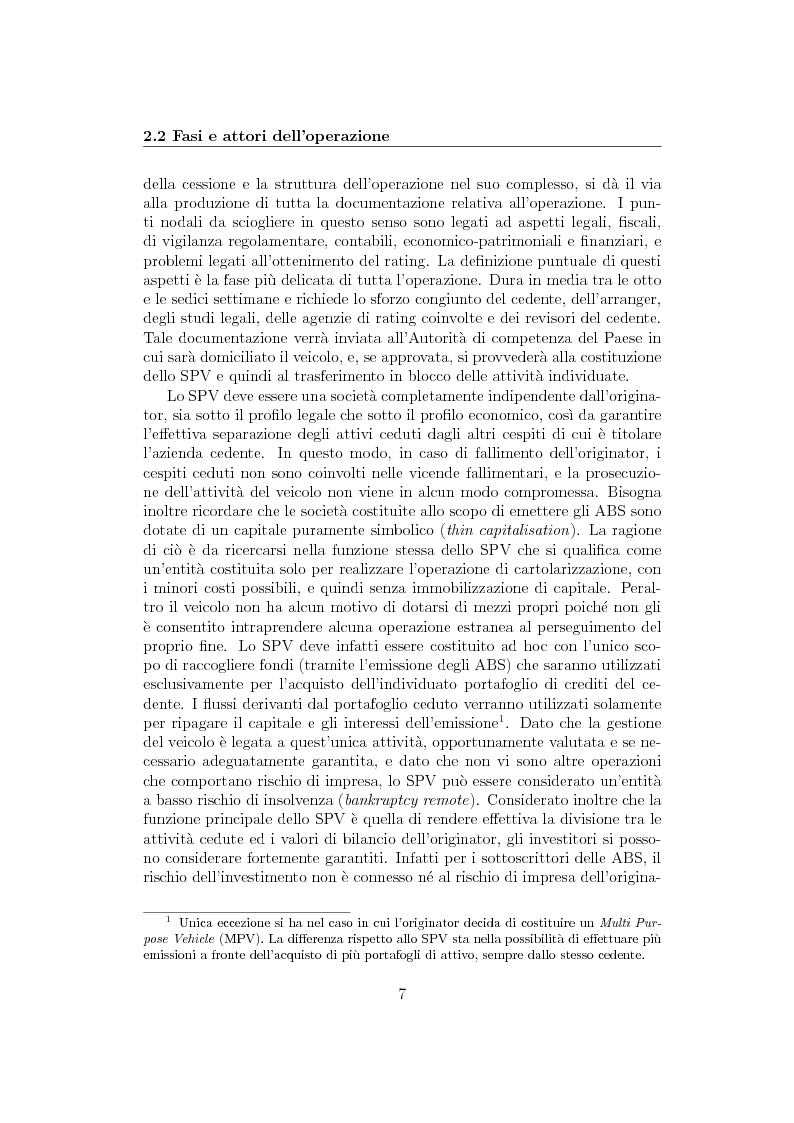 Anteprima della tesi: La cartolarizzazione del rischio di credito: il caso dei CDO, Pagina 7