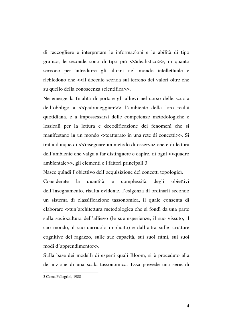 Anteprima della tesi: L'apprendimento dei concetti topologici nella scuola dell'infanzia, Pagina 4