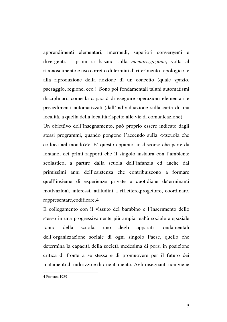 Anteprima della tesi: L'apprendimento dei concetti topologici nella scuola dell'infanzia, Pagina 5