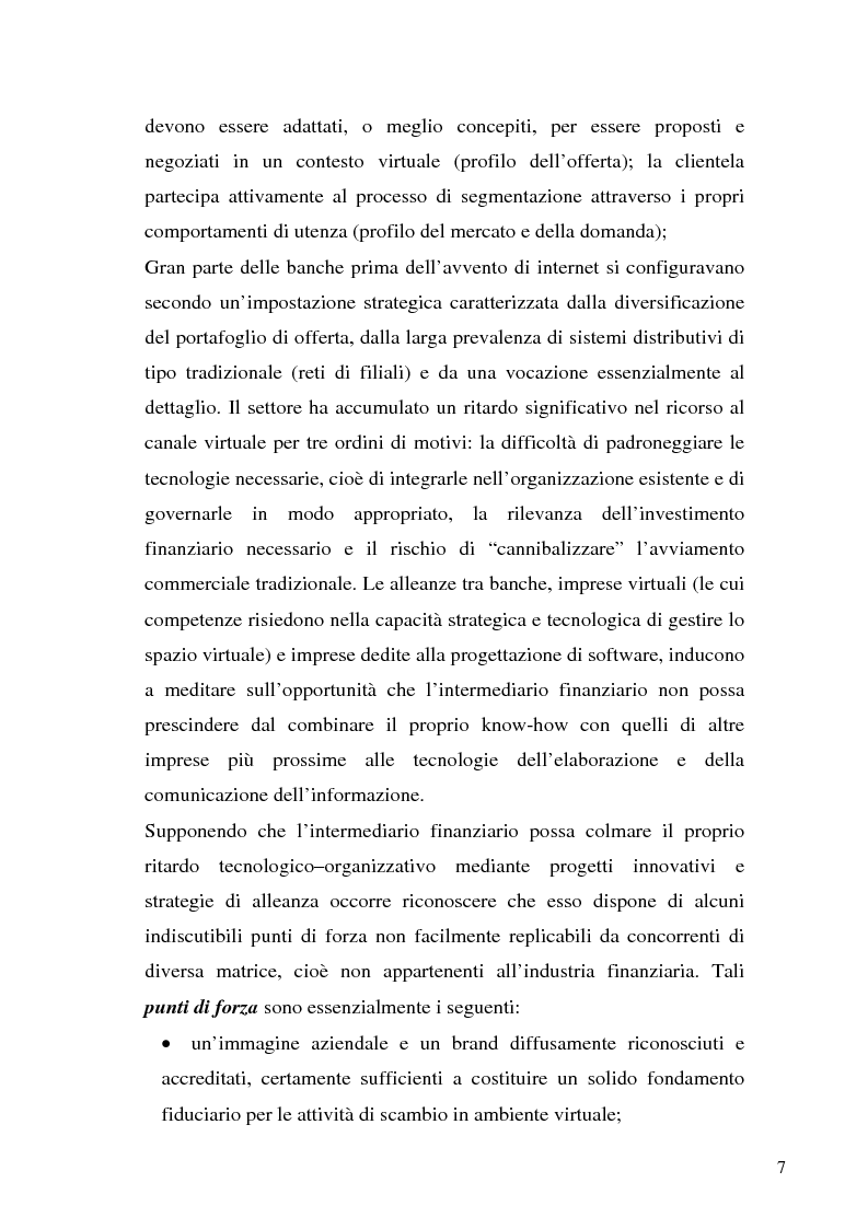 Anteprima della tesi: Il bilancio di esercizio della banca on-line, Pagina 4