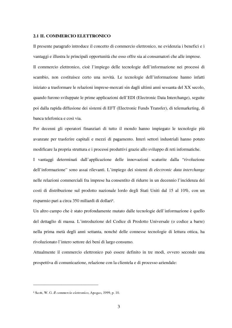 Anteprima della tesi: Il turismo on line: dalla nascita del commercio elettronico ai nuovi fenomeni di consumo turistico, Pagina 6