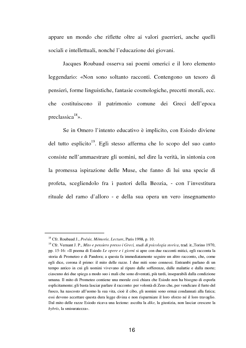 Anteprima della tesi: La fortuna del mito di Orfeo ed Euridice, Pagina 14