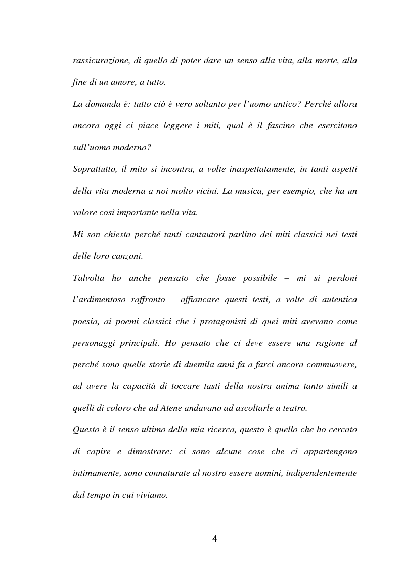 Anteprima della tesi: La fortuna del mito di Orfeo ed Euridice, Pagina 2