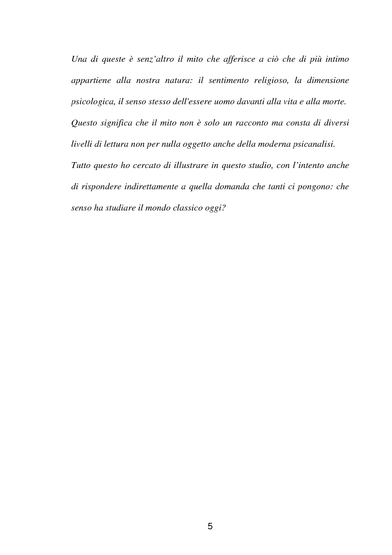 Anteprima della tesi: La fortuna del mito di Orfeo ed Euridice, Pagina 3