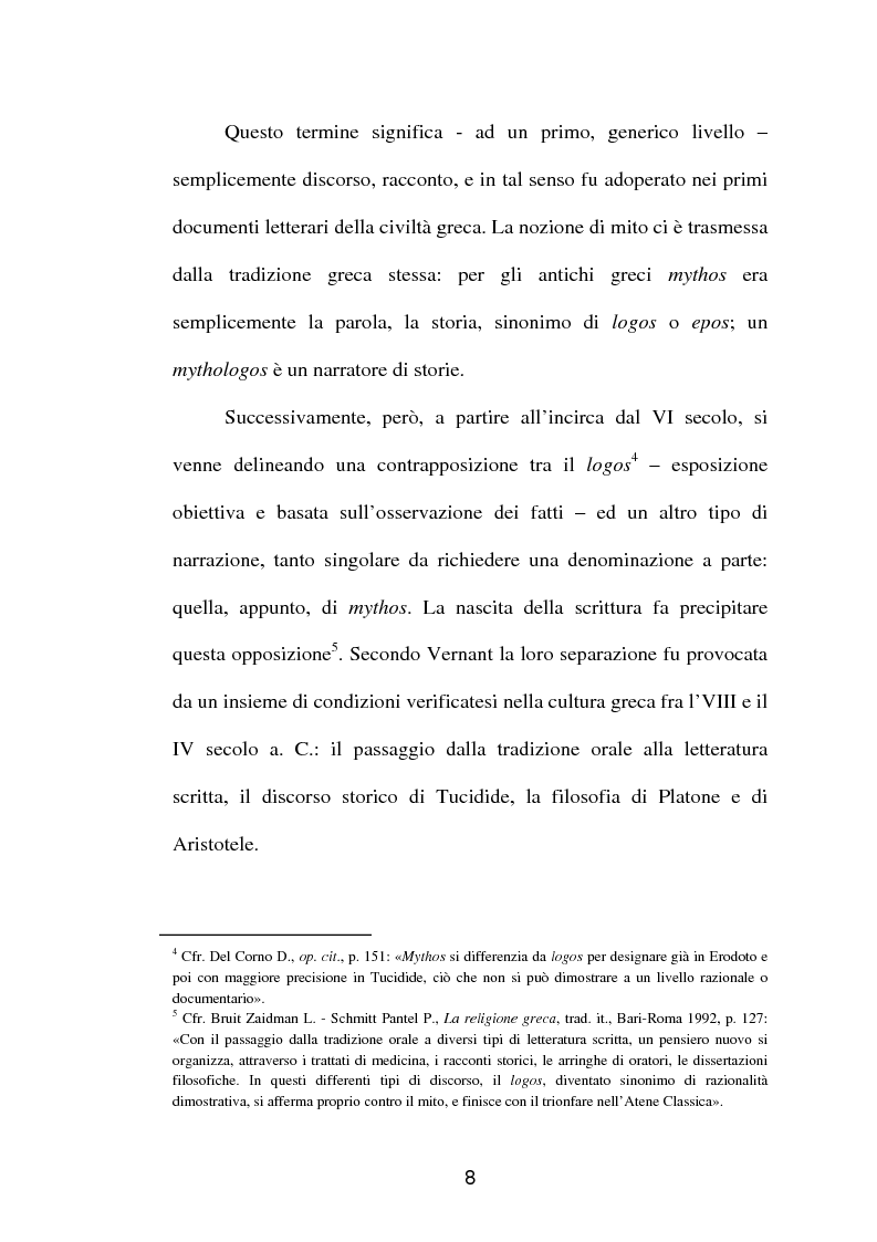 Anteprima della tesi: La fortuna del mito di Orfeo ed Euridice, Pagina 6