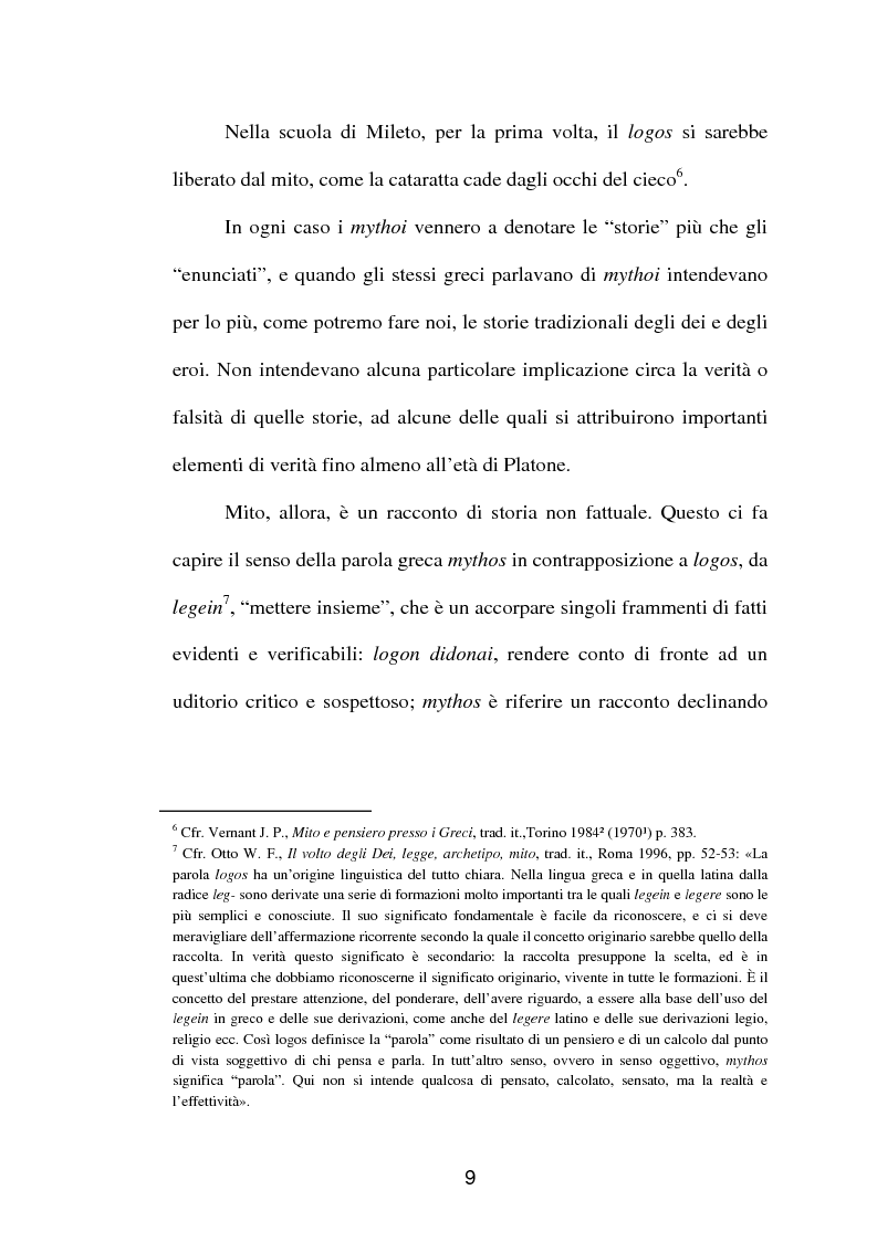 Anteprima della tesi: La fortuna del mito di Orfeo ed Euridice, Pagina 7