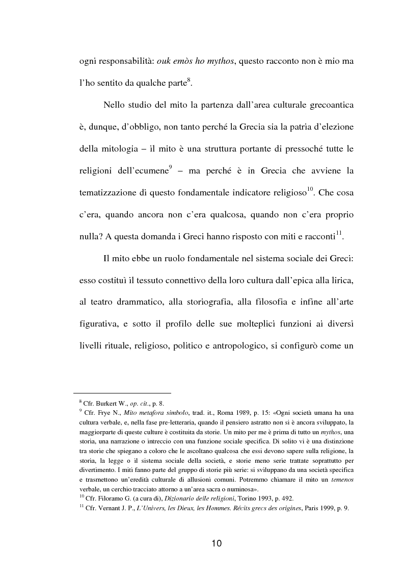 Anteprima della tesi: La fortuna del mito di Orfeo ed Euridice, Pagina 8