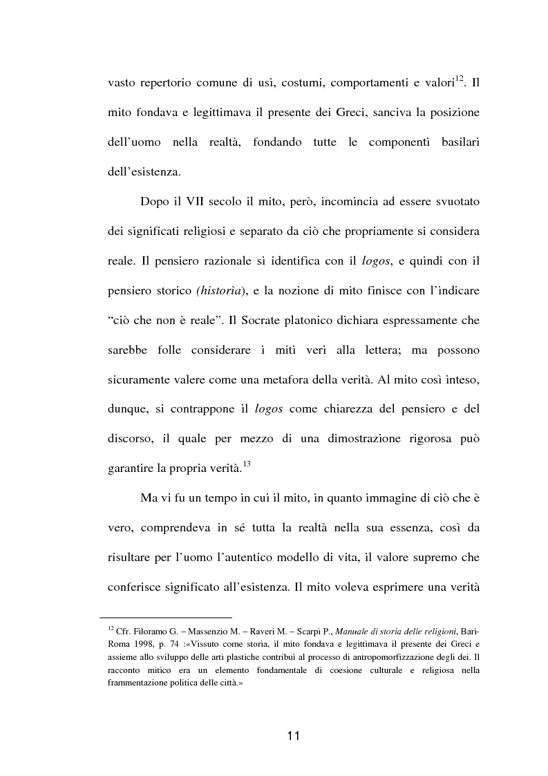 Anteprima della tesi: La fortuna del mito di Orfeo ed Euridice, Pagina 9