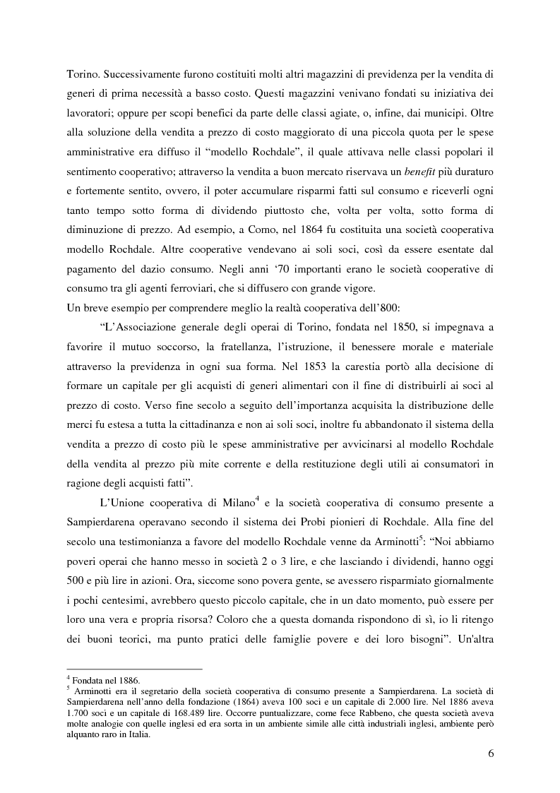 Anteprima della tesi: Lo sviluppo della cooperazione di consumo in Carnia nei primi decenni del '900: il caso COOPCA, Pagina 4