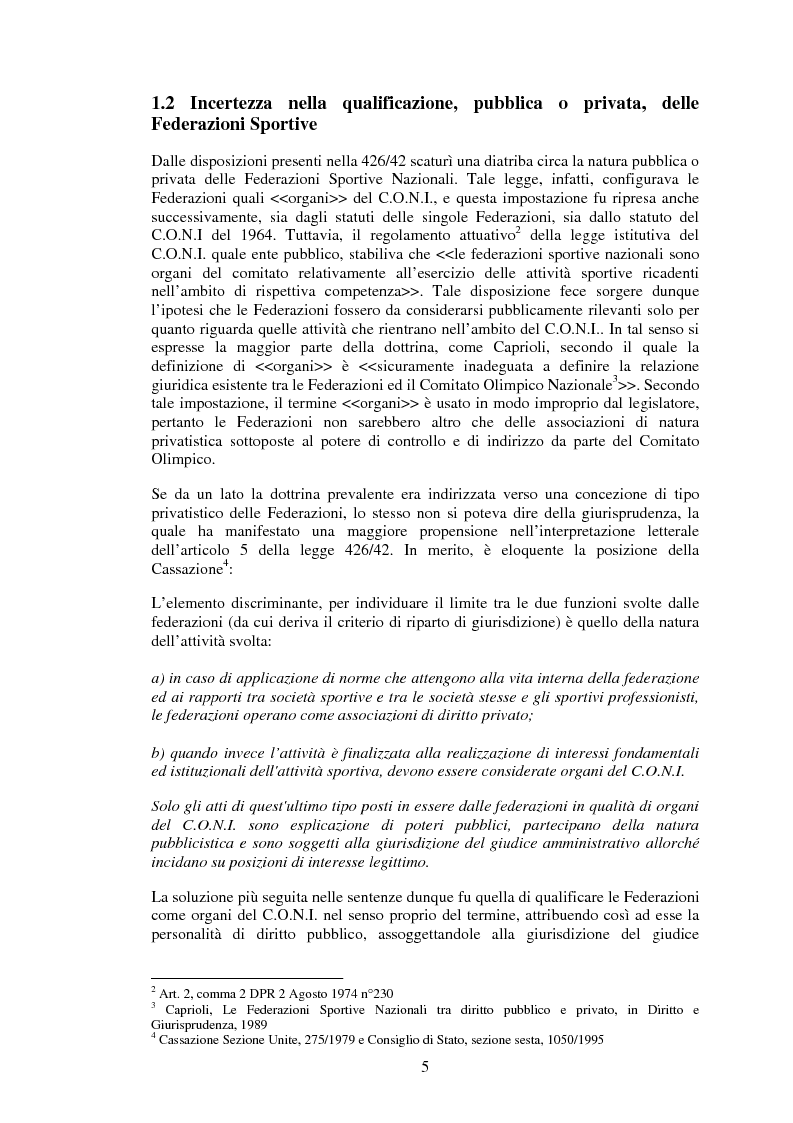 Anteprima della tesi: Il sistema informativo contabile delle Federazioni Sportive, Pagina 3