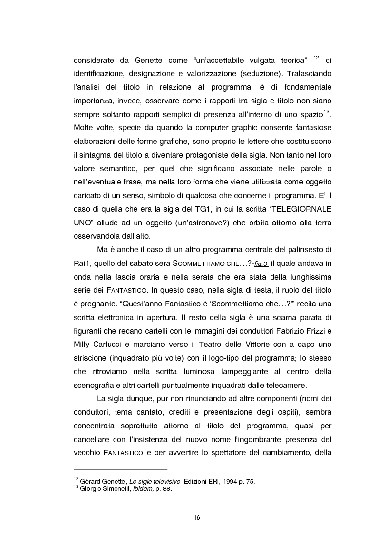 Anteprima della tesi: Teoria e tecnica della sigla televisiva - Il paratesto televisivo e la sua applicazione pratica, Pagina 11